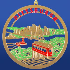 Pittsburgh from the Incline (Gold)