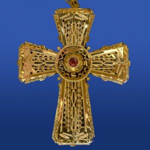 Cross with Red Stone