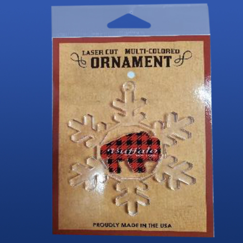 Glass Slate Wood Ornaments