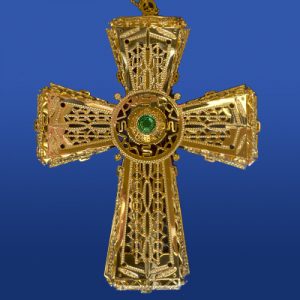 Cross with Green Stone